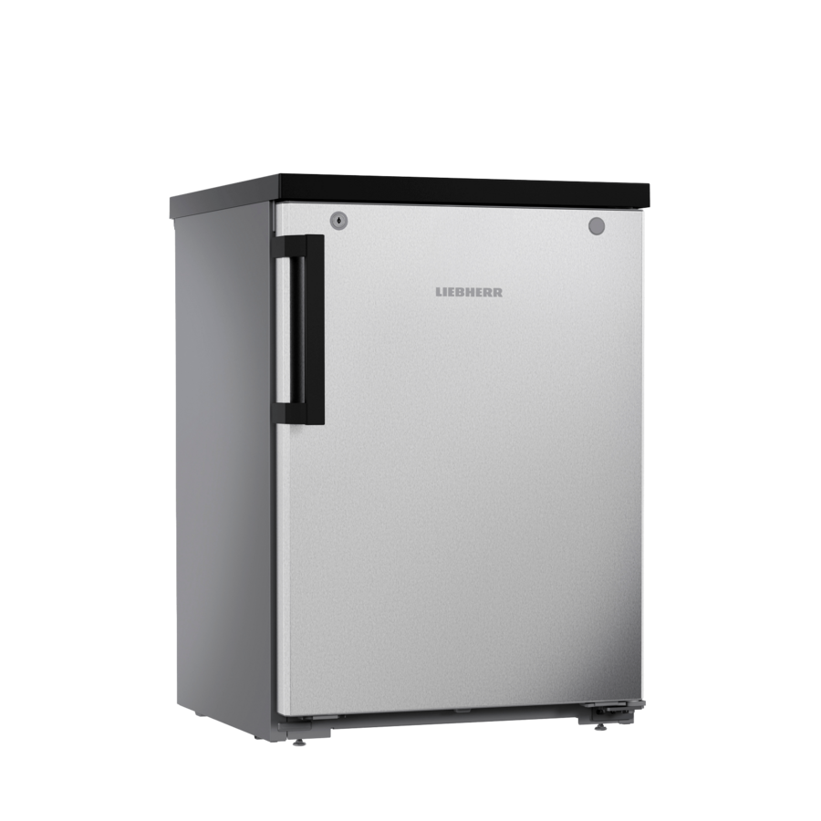 Unterbaukühlschrank | Edelstahl | Abschließbar | 134 Liter | +1 °C bis +15 °C | 60 x 64,8 x 85,2 cm
