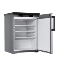 Réfrigérateur sous plan de travail | Acier inoxydable | Verrouillage | 134 litres | +1 °C à +15 °C | 60 x 64,8 x 85,2 cm