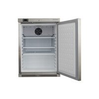 Refrigerated Workbench with Lock - 111 Liters - Stainless Steel - 84cm High
