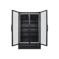 Large Double-Door Display Cooler | 771 Liters | Black | 1985x120x719 | Energy Class A e