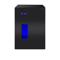 Blast Cooler with Glass Door - 130 Liters - Black - 85cm High