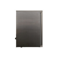 Congélateur sous plan professionnel avec serrure - 113 litres - Acier inoxydable - Hauteur : 84 cm