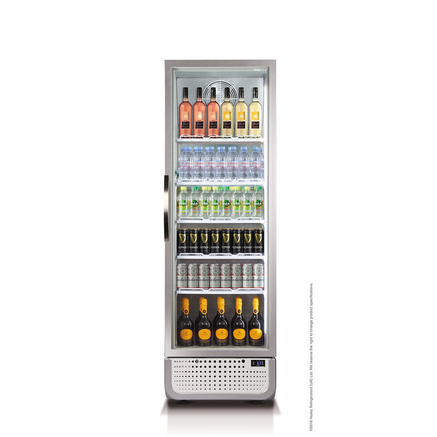 Displaykoeler met Glasdeur  | Wit  | No-Frost | 410 Liter | 720 x 650 x 1990