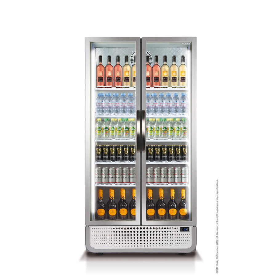 Dubbeldeurs Displaykoeler | Wit  | No-Frost | 728 Liter | 719 x 1000 x 1985 mm