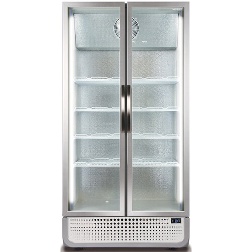  Husky Dubbeldeurs Displaykoeler | Wit  | No-Frost | 728 Liter | 719 x 1000 x 1985 mm 