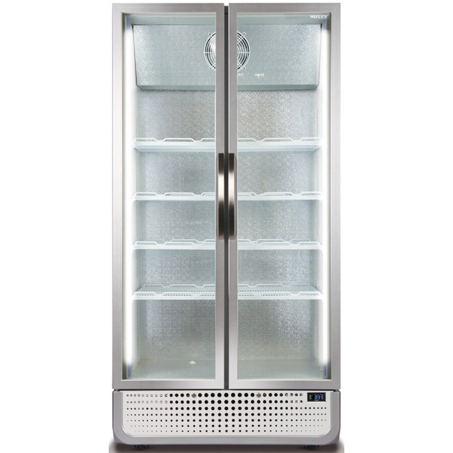 Doppeltür-Kühlvitrine | Weiß | No-Frost | 728 Liter | 719 x 1000 x 1985 mm