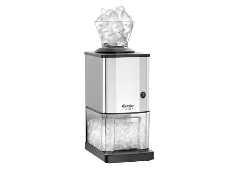  Bartscher Broyeur à glace professionnel - 15 kg/h - Acier inoxydable - Hauteur : 46 cm 