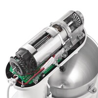 KitchenAid professionele staande mixer wit 6,9 liter met direct-drive motor en accessoirehub