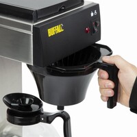 Cafetière avec carafe en verre 2 litres | 85 °C à 98 °C | 46 (H) x 21,5 (L) x 40 (P) cm