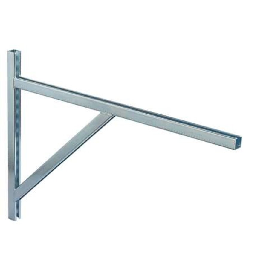 Muurkonzole verzinkt | gegalvaniseerd staal | 250kg+250kg draagkracht | 1m