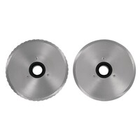 Caterlite vleessnijmachine 19cm met RVS messen en instelbare snijdikte