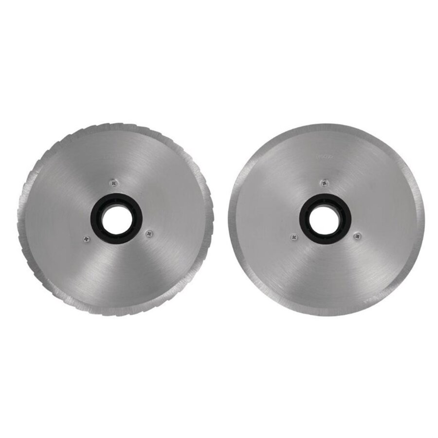 Caterlite meat slicer 19cm with stainless steel blades and adjustable slicing thickness
