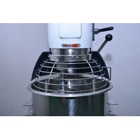 Mélangeur planétaire professionnel - 10 litres - 3 vitesses - Blanc - Comprend 3 accessoires