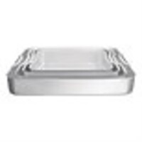 Vogue extra diepe aluminium braadslede 61cm met geïntegreerde handgrepen