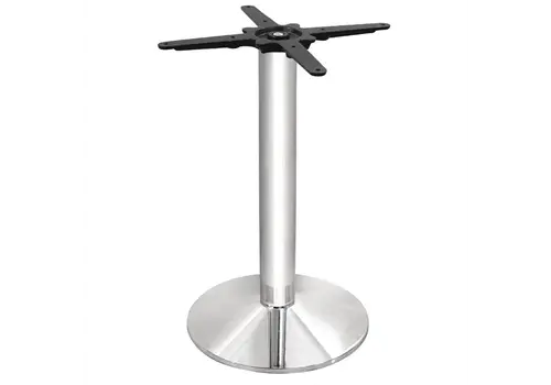  Bolero Verchromtes rundes Tischbein – 72 cm hoch – verstellbare Füße – für den Innenbereich 