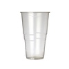 HorecaTraders Gobelets à bière jetables en plastique eGreen de 590 ml avec repère de remplissage – 1000 pièces