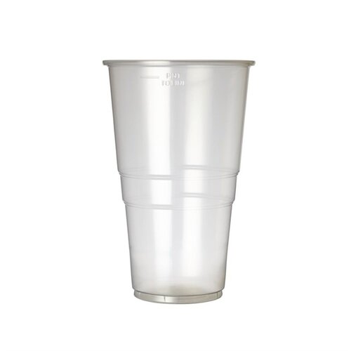  HorecaTraders Gobelets à bière jetables en plastique eGreen 590 ml jusqu'à la ligne de remplissage (1000 pièces) 