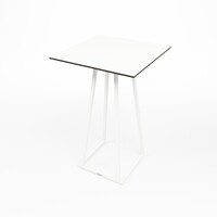 Stapelbare Statafel | Aluminium | Wit | 70×70×110 cm