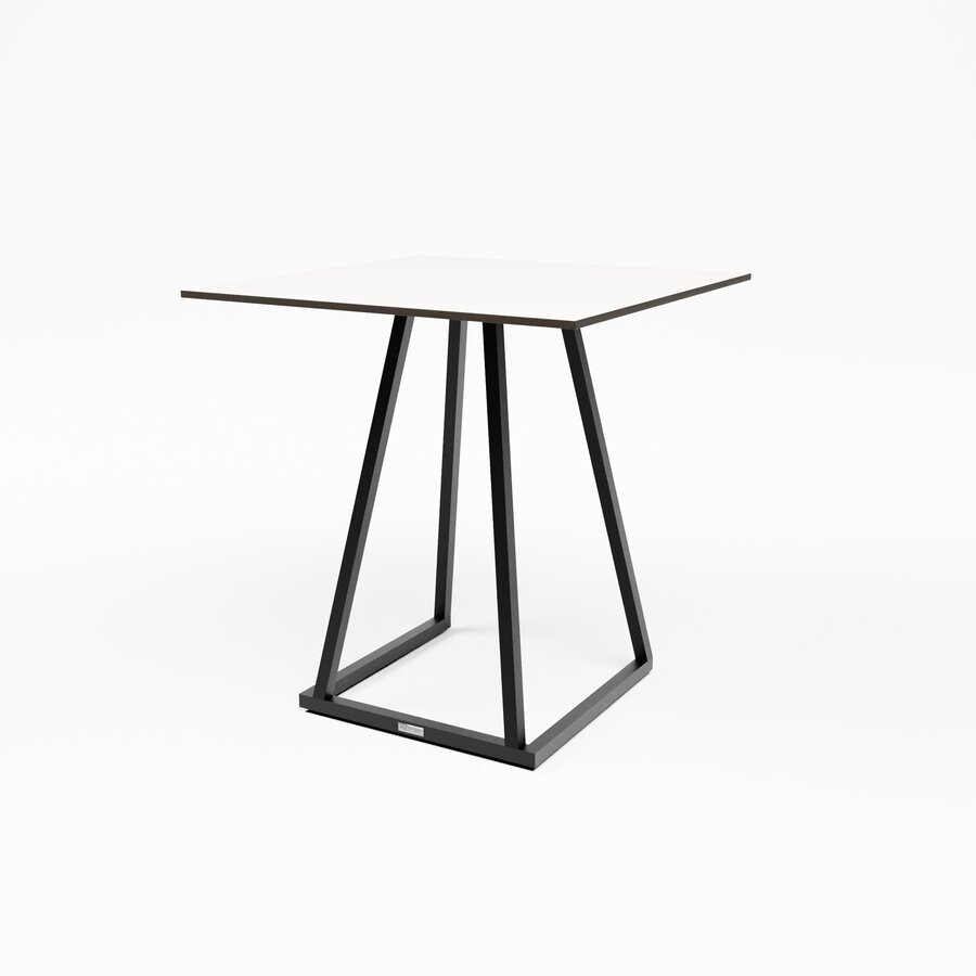 Stackable Dining Table | Aluminum | Black & White | 70x70x74 cm