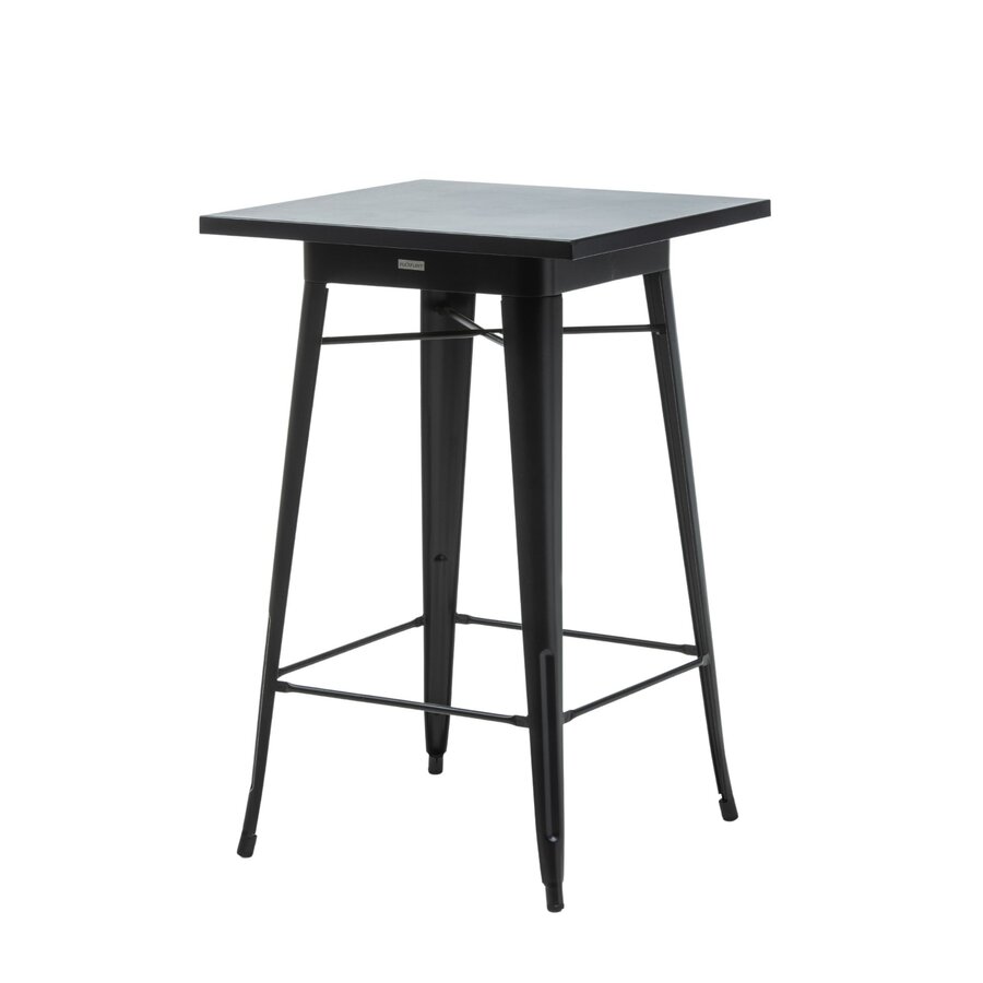 Stapelbarer Stehtisch | Schwarzes Gestell | 70 x 70 x 110 cm