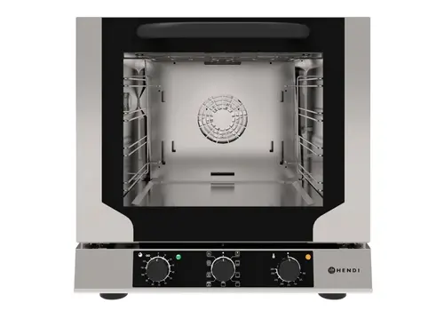  Hendi Multifunktionaler Konvektionsofen | Edelstahl | 2600 W | 590 x 695 x 590 mm 