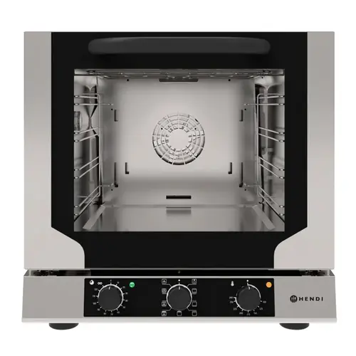  Hendi Multifunktionaler Konvektionsofen | Edelstahl | 2600 W | 590 x 695 x 590 mm 