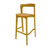 Stapelbare Houten Barstoel | 48,5×56,5×103,5 cm | 4 stuks