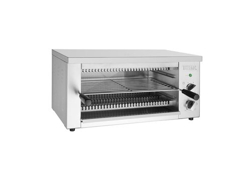  Buffalo Elektrischer Salamandergrill aus Edelstahl (230 V) mit Timer und 3 Rostpositionen 