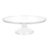 Tortenständer aus Glas mit erhöhtem Rand, Ø 30,5 cm, für Bäckereien und Gastronomie