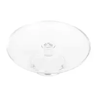 Glazen Taartplateau met Opstaande Rand Ø30,5 cm voor Bakkerij en Horeca
