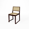 HorecaTraders Stackable Hospitality Chair | Walnut | 50x50x84 cm | Set of 4