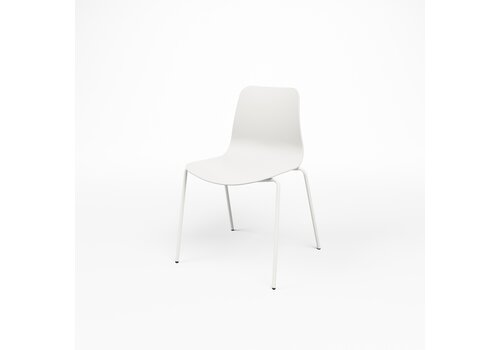  HorecaTraders HorecaTraders Curvo stacking chair | White | 54 x 50 x 79 cm | 4 pieces 