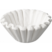Papier filtre pour machines à café professionnelles - 1000 pièces - 4 paquets de 250 pièces - Blanc