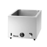 Bain-Marie 1/1 GN 200 mm met aftapkraan – Professioneel warmhoudapparaat