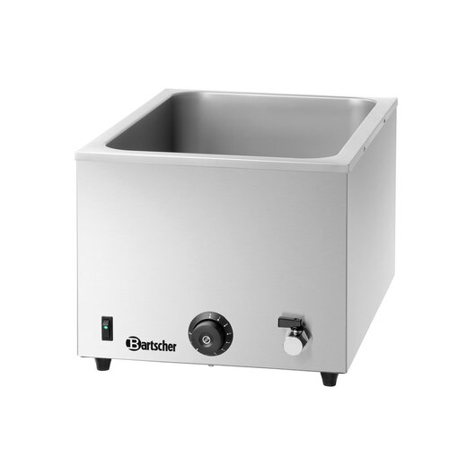  Bartscher Bain-Marie 1/1 GN 200 mm with drain tap – Professional warming device 