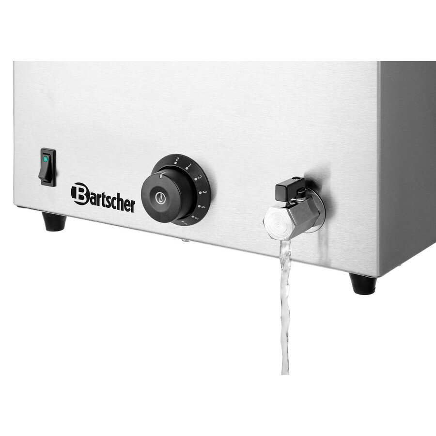 Bain-Marie 1/1 GN 200 mm met aftapkraan – Professioneel warmhoudapparaat
