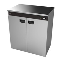 Warming cabinet with 2 doors | 90 to 120 plates | 230V | +30/+85ºC | 750x485x850 mm