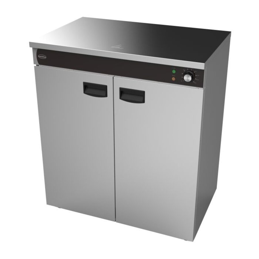 warmhoudkast met 2 deuren | 90 tot 120 borden  | 230V | +30/+85ºC | 750x485x850 mm