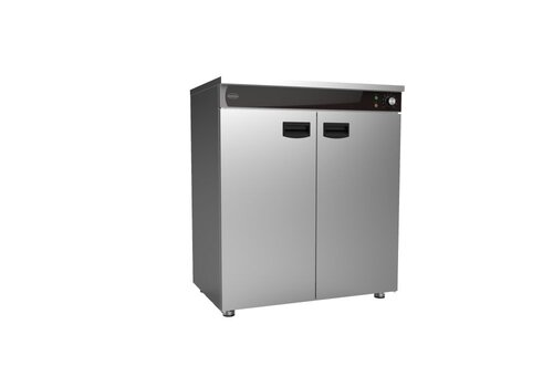  Combisteel Armoire chauffante à 2 portes | 90 à 120 plaques | 230 V | +30/+85 °C | 750 x 485 x 850 mm 