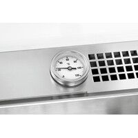 Glass Heated Display Case | 3/1 GN | Stainless Steel | +30/+110°C | 1095x785x560 mm