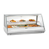 Bartscher Glass Heated Display Case | 3/1 GN | Stainless Steel | +30/+110°C | 1095x785x560 mm