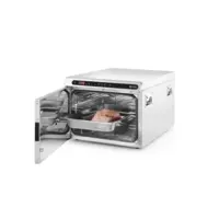 Four de maintien au chaud numérique avec thermomètre à cœur intégré - Pour 3 cuves GN 1/1 ou 600 x 400 mm - 495 x 690 x 413 mm
