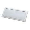Trappe d'évacuation encastrée à charnière en acier inoxydable - Acier inoxydable AISI 304 - Verticale - 482 x 216 x 10 mm