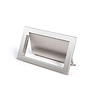 HorecaTraders Scharnierende Inbouw Afvalklep - RVS AISI 304 - Met Veerscharnier - 326x173x10mm -