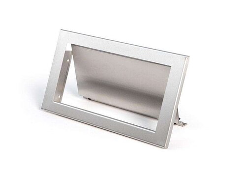  HorecaTraders Trappe d'évacuation encastrée à charnière - Acier inoxydable AISI 304 - Avec charnière à ressort - 326 x 173 x 10 mm 