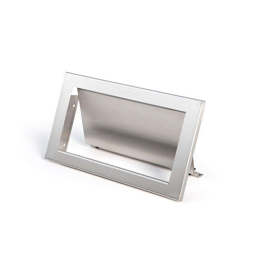 Scharnierende Inbouw Afvalklep - RVS AISI 304 - Met Veerscharnier - 326x173x10mm -