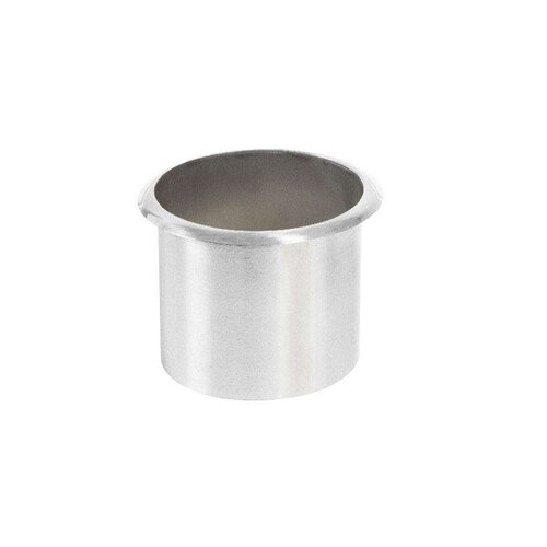  HorecaTraders Runder Abflussschacht aus Edelstahl – ø 152 mm – mit hochglänzendem Flansch 15 mm – 133 mm hoch 
