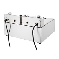 Dubbele Elektrische Friteuse 2x5L met Timer RVS
