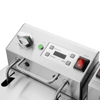 Dubbele Elektrische Friteuse 2x5L met Timer RVS