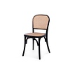 HorecaTraders Ensemble de 4 chaises d'accueil empilables avec sièges interchangeables et revêtement en velours